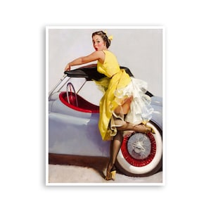 Pin Up Girls Art Mancave Poster Print Super Quality Art and Paper Frame It Yourself Sizes (PN43)