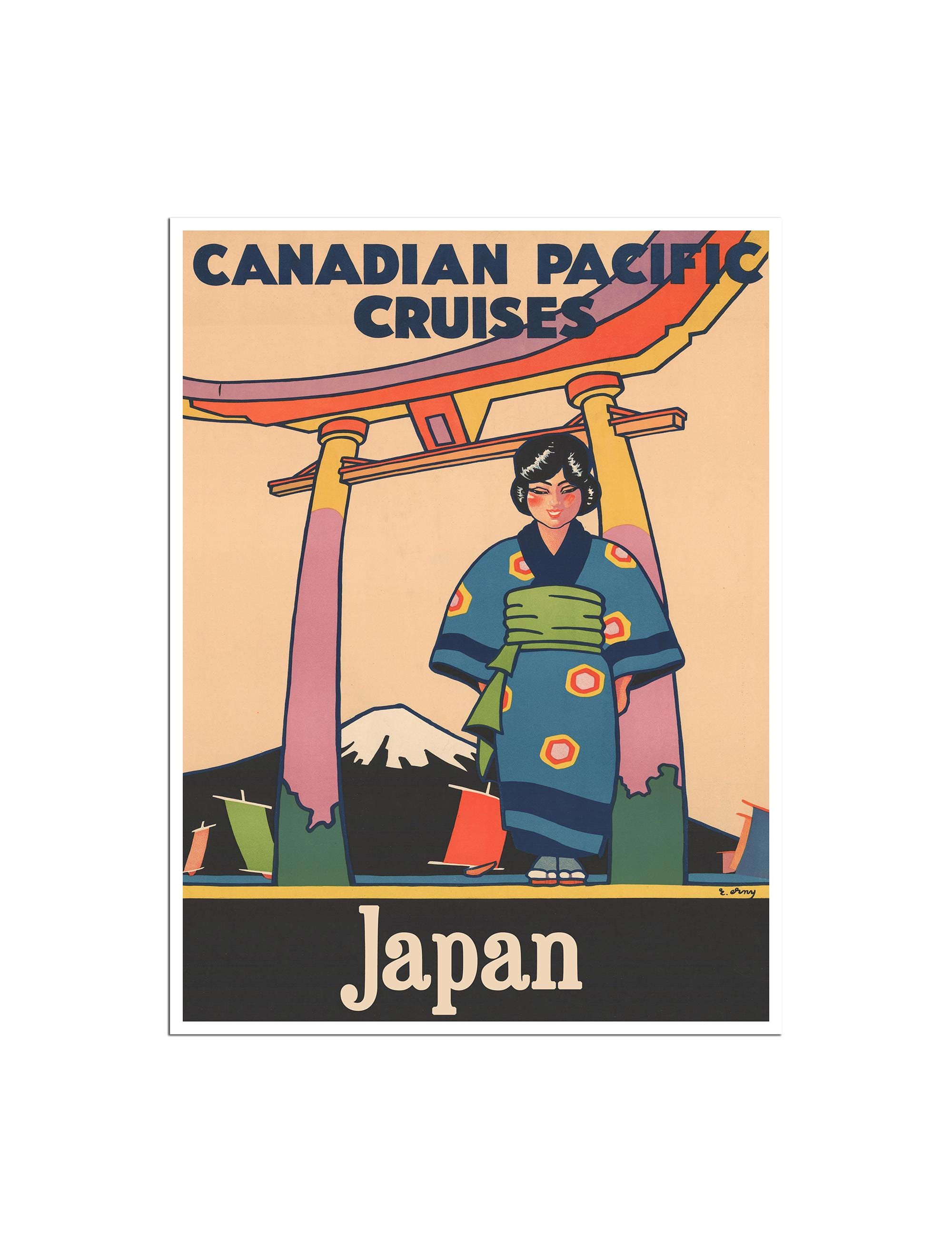 Japan Travel Poster Japanese Art Print (ajt235)a - Etsy