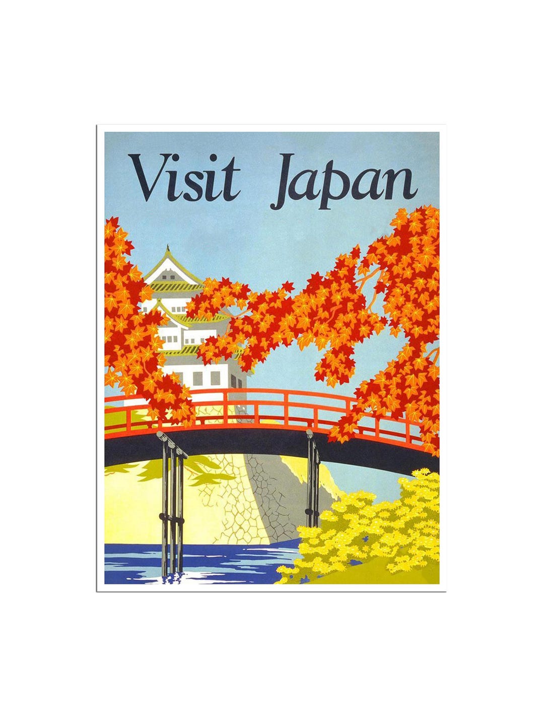 Japanese Art Japan Travel Poster Asian Print (ajt24)a - Etsy