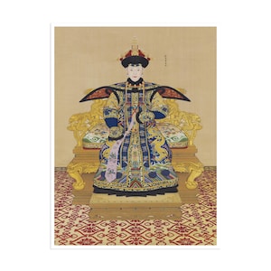 Chinese Art Wall Decor Vintage Empress China Print Asian Poster (CH66)