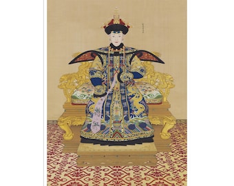 Chinese Art Wall Decor Vintage Empress China Print Asian Poster (CH66)