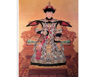 Art Chinese Wall Decor Vintage Empress China Print Asian Poster (CH65)