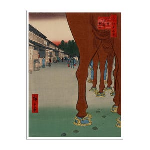 Utagawa Hiroshige Print Japan Poster Japanischer Holzschnitt Naito Shinjuku (J1)