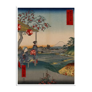 Ukiyo-e Print Asian Art Japanese Landscape Poster Japan Painting (J9)a