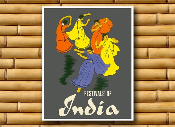 Art India Travel Poster Asian Wall Decor Print AJT242