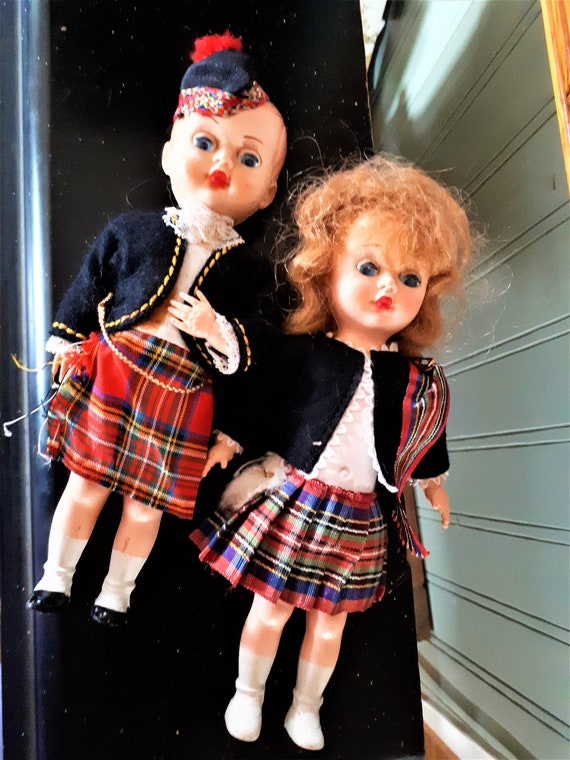 vintage scottish dolls