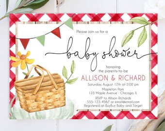 Picnic Baby Shower Etsy