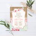 Shabby Chic Baby Shower Invitation, Girl Baby Shower Invite, pink floral burlap baby sprinkle, printable or printed invitations