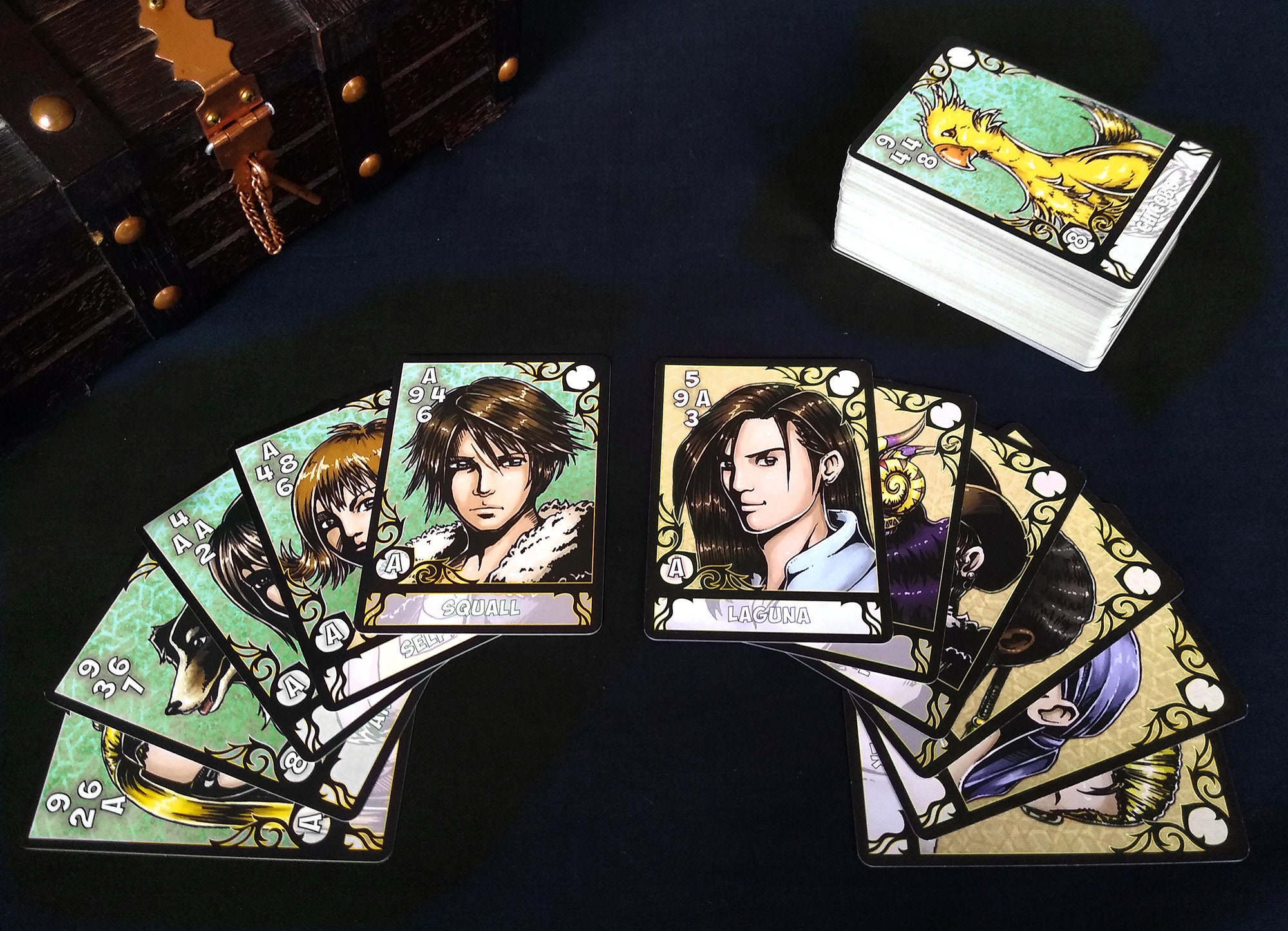 Triple Triad Full Card Set Variations Etsy