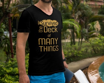 T-Shirt "I Survived the Deck of Many Things"