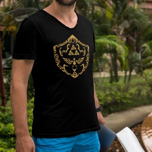 Tribal Zelda Shield T-shirt