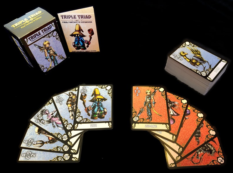 FFIX Triple Triad Full Card Set Cards Only