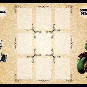 FFIX Triple Triad Full Card Set Playmat Only