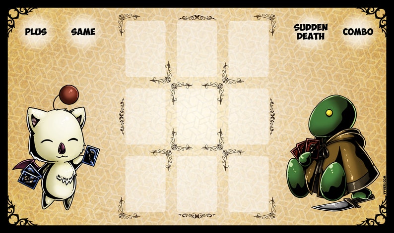 FFIX Triple Triad Full Card Set Playmat Only