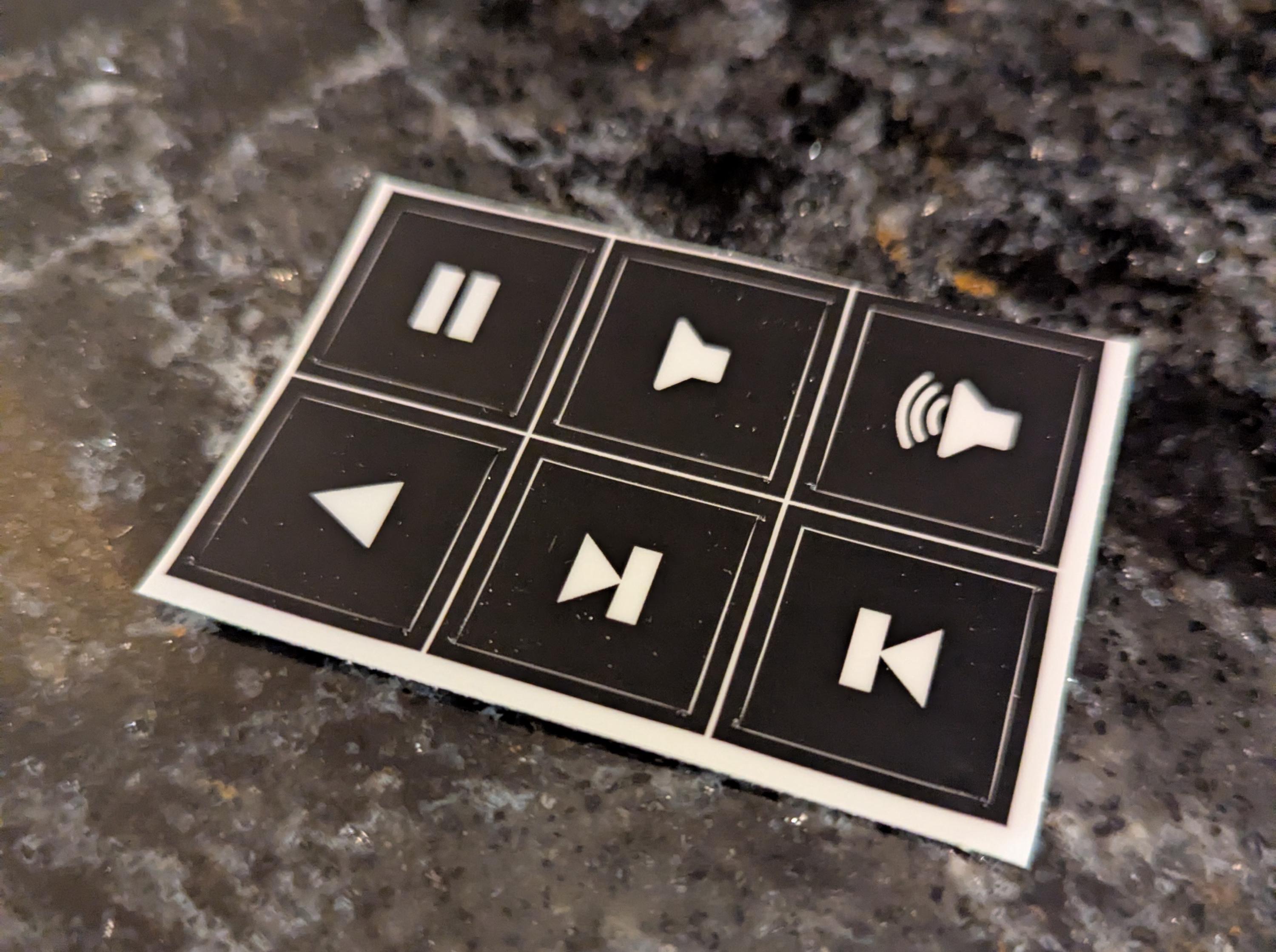 Key Point Stickers Media Key Stickers for Computers - Etsy