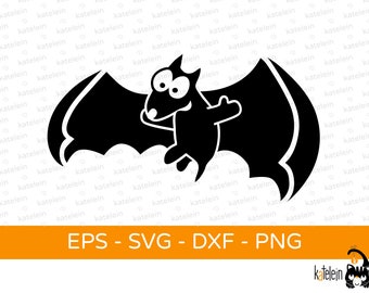 Fruit bat plotter file SVG dxf png eps download iron-on picture plotting gift bat paraglider paraglider funny children cutting file