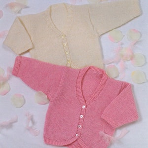 Bolero Jacket knitting pattern pdf instant download  Double Knitting 16 - 26 inch Baby Bolero knitting pattern
