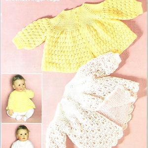 Angel Tops Crochet Pattern PDF instant download. To fit size 18 inch, 3 Ply