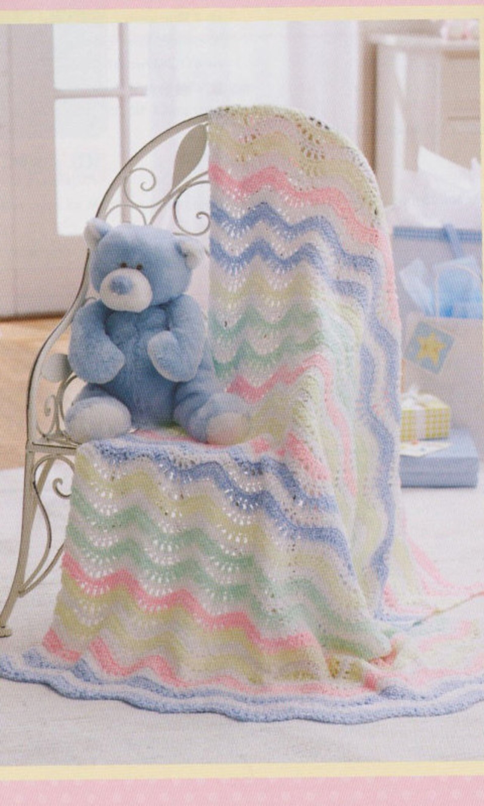 Baby Gifts Knitting & Crochet Pattern PDF Instant Download. Blanket