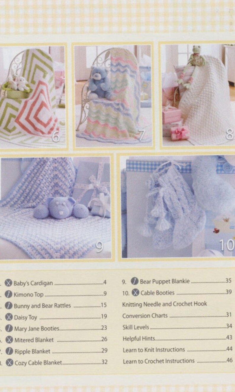 Baby Gifts Knitting & Crochet Pattern PDF Instant Download. Blanket