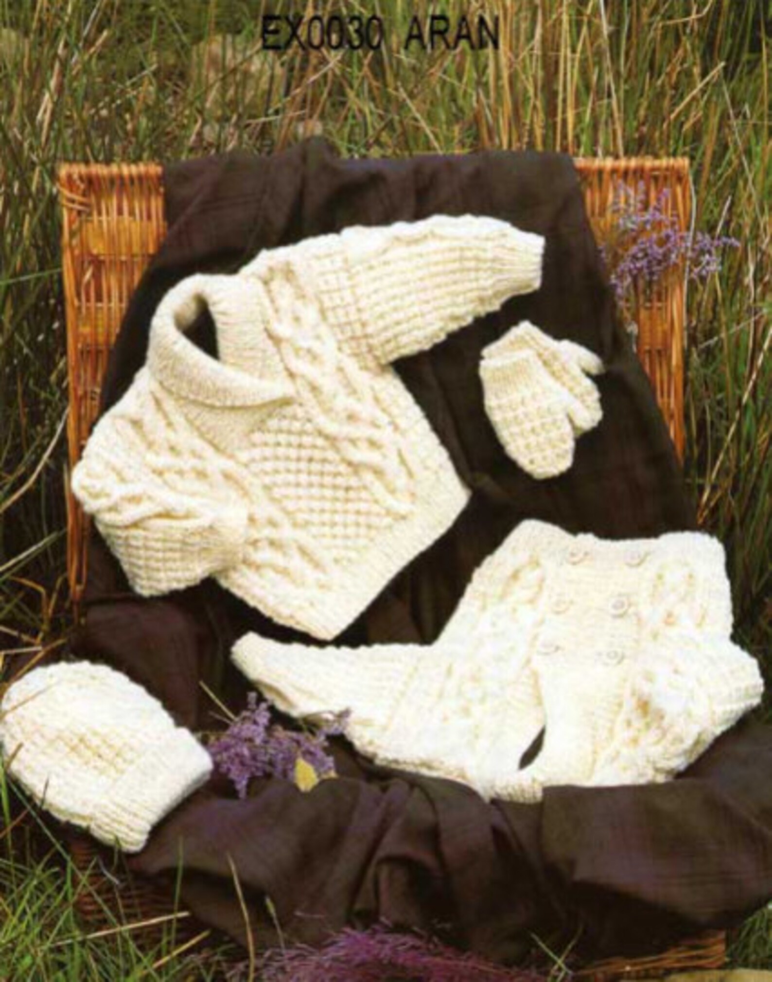 4 Knitting Patterns Double Knitting Aran and 4ply Baby Etsy UK