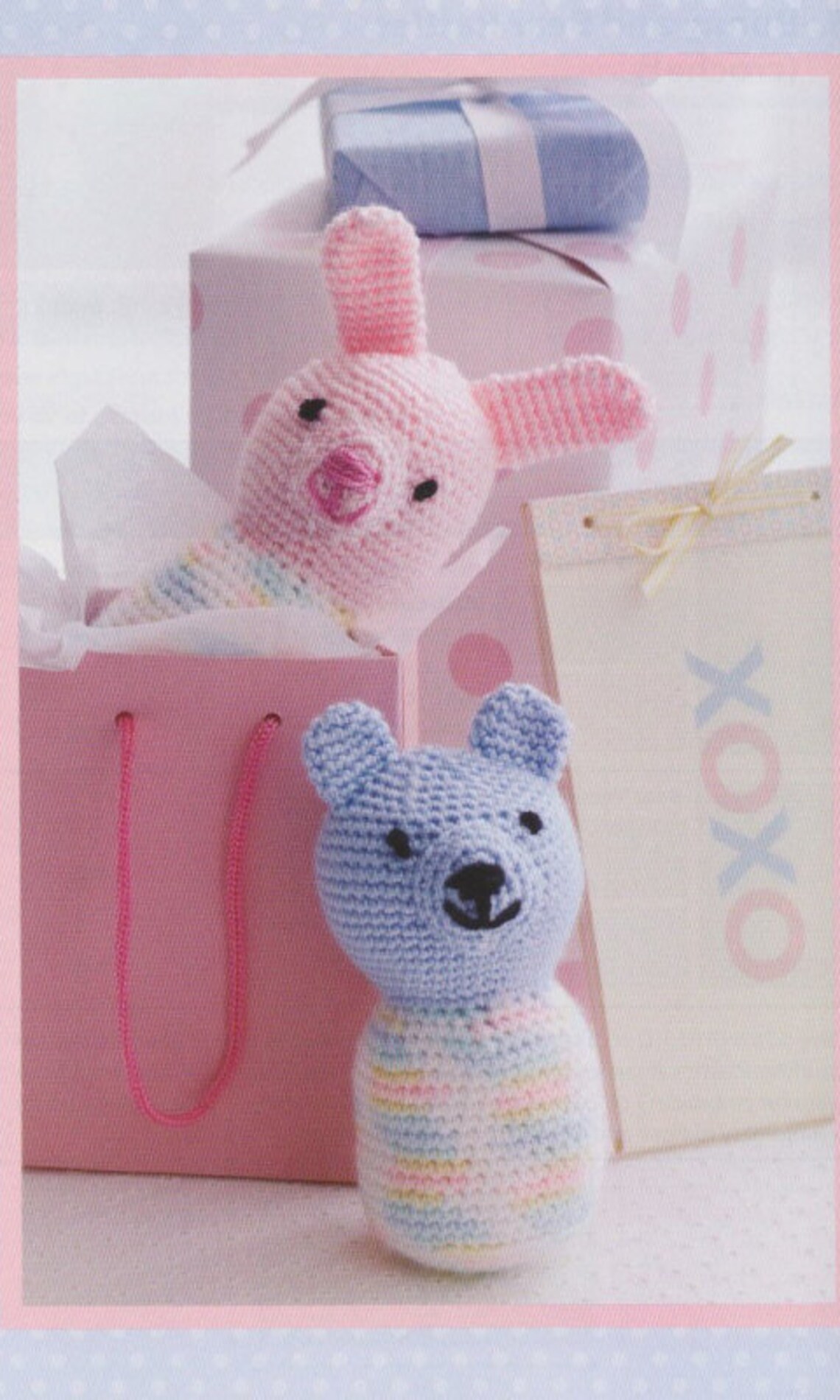 Baby Gifts Knitting & Crochet Pattern PDF Instant Download. Blanket