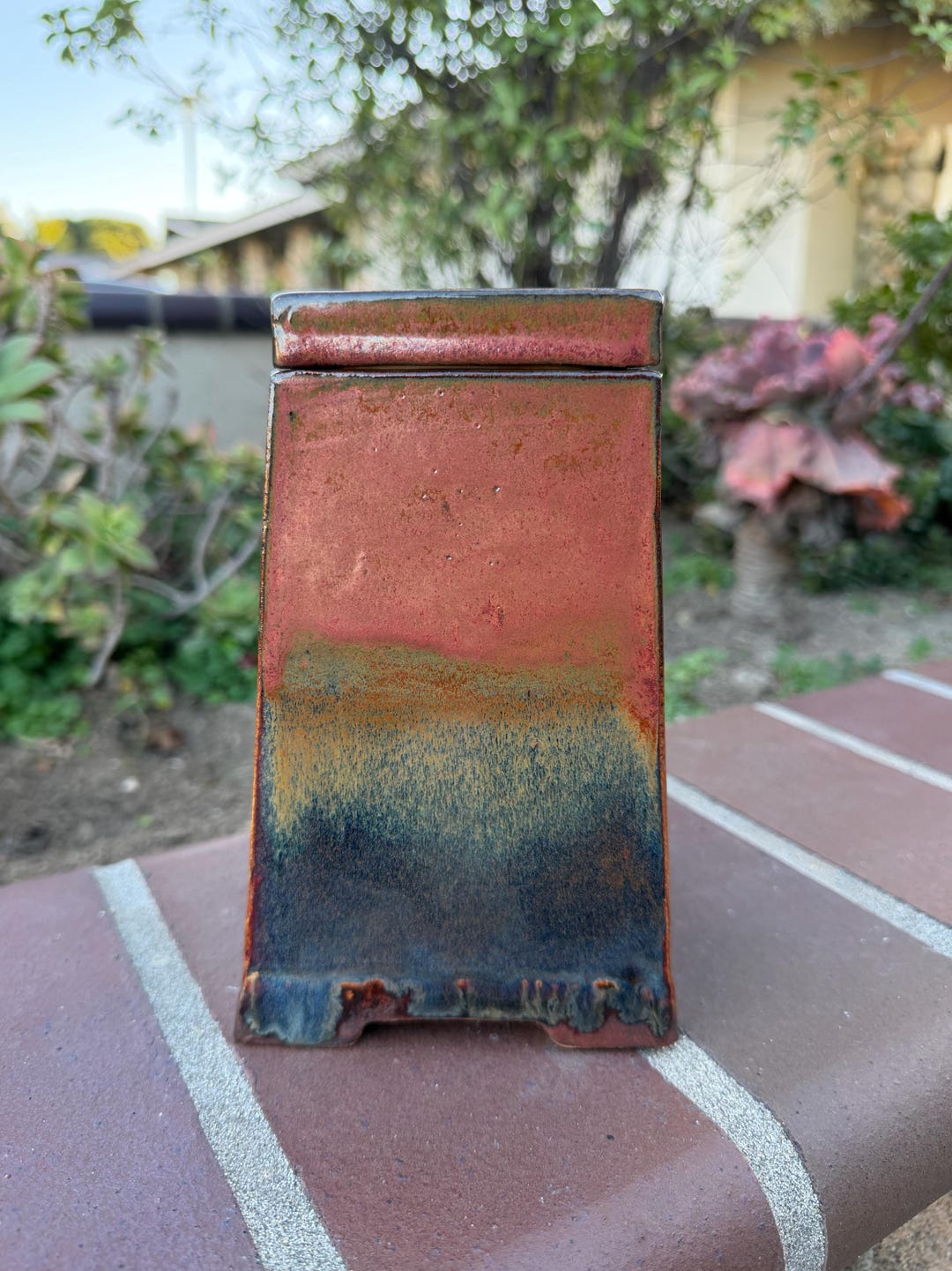 Rustic Container Handmade Rustic Ceramic Container W/ Lid - Etsy