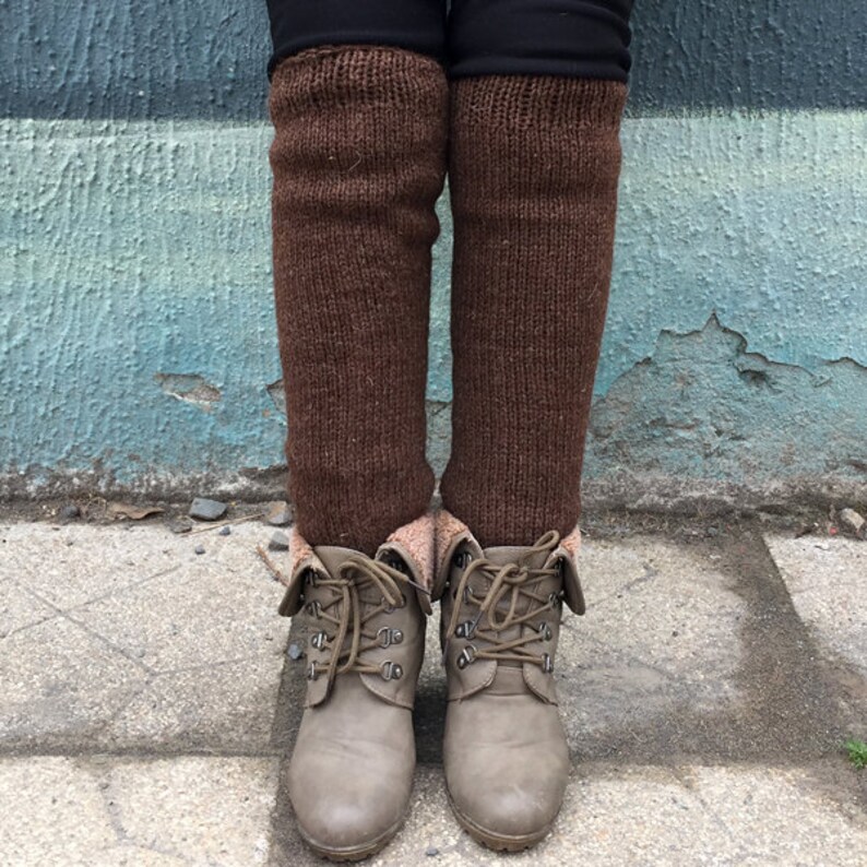 Alpaca Leg Warmers Womens Wool Leggings Wool Legwarmers Etsy