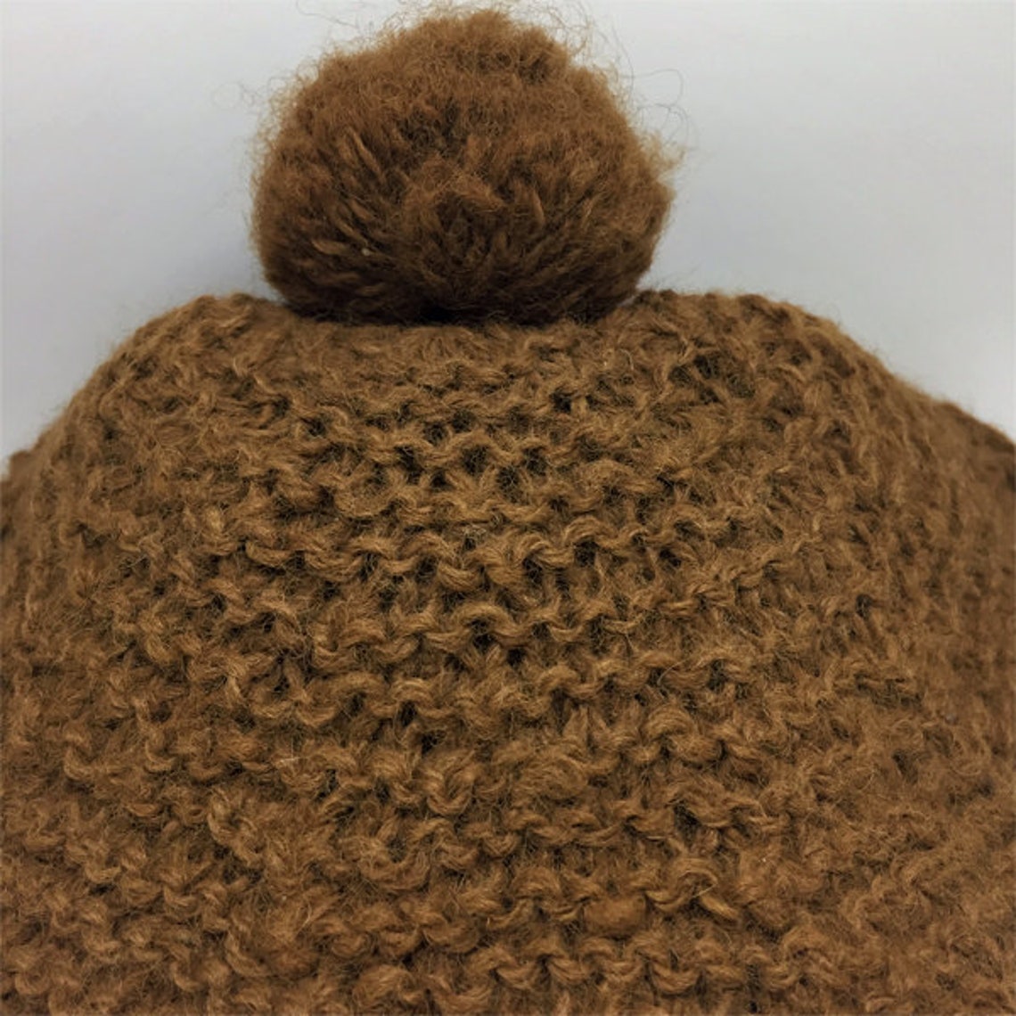 Hand Knit Alpaca Beret Hat Chilean Alpaca Wool Girls Pom Hat - Etsy UK