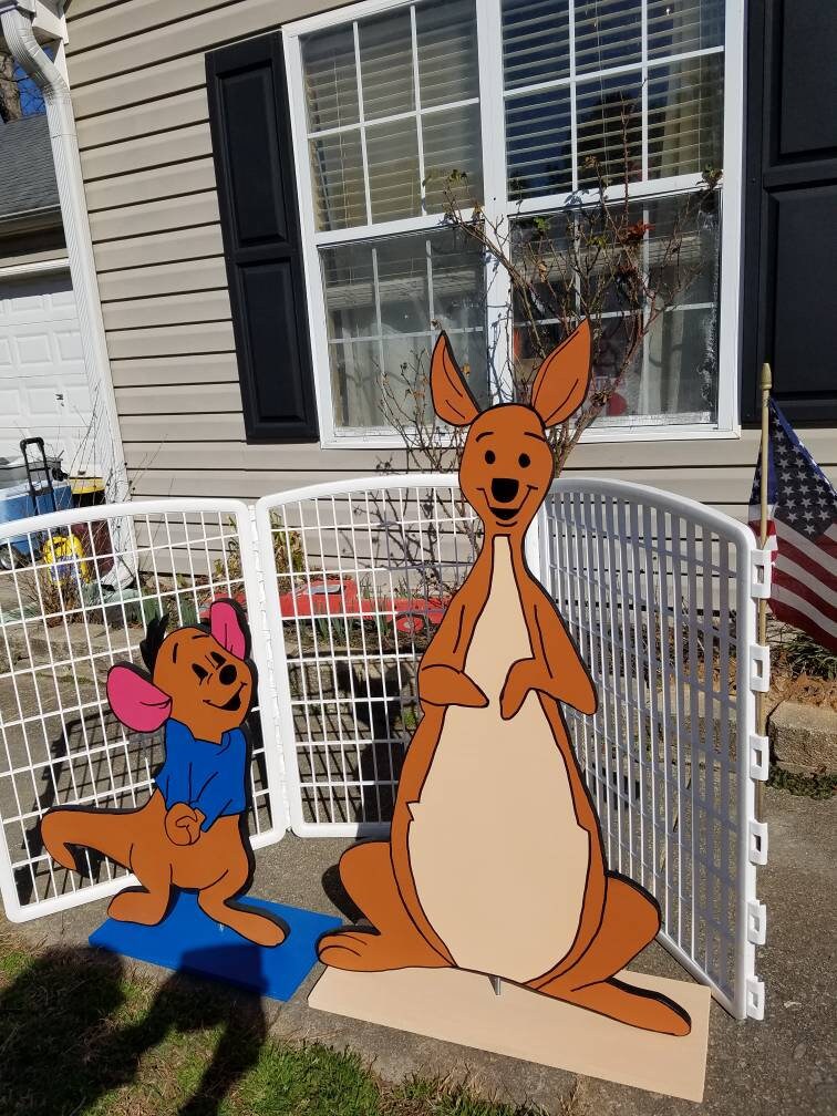 Kanga and Roo Lifesize Yard Art Etsy UK
