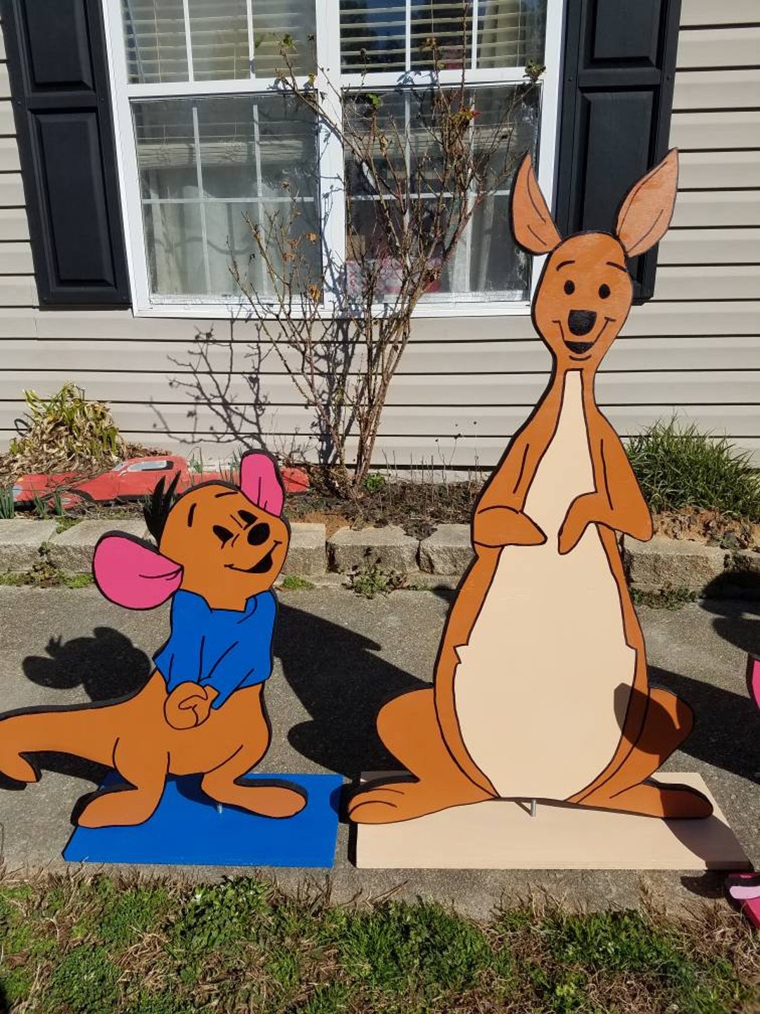 Kanga and Roo Lifesize Yard Art Etsy