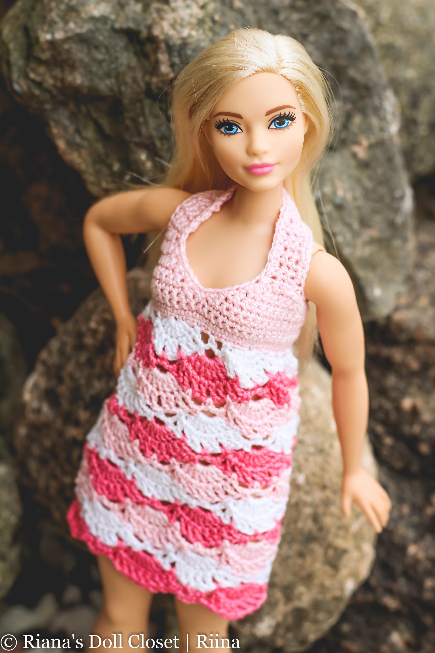 Curvy Barbie doll dress plus size doll dress for curvy | Etsy