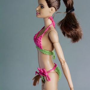 Clothes for original Barbie doll, classical bikinis for Barbie, 11 inch fashion doll swimwear, bathing suit for made to move MTM Barbie doll image 5