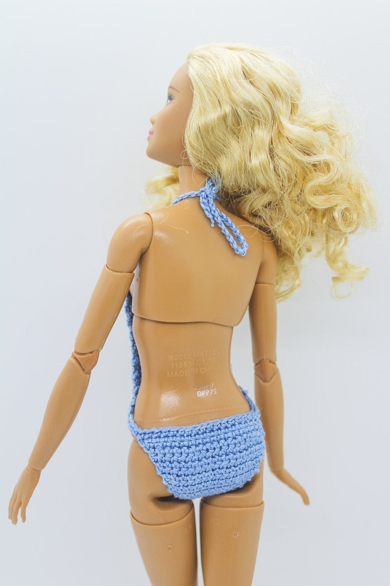 Bathing suit for Barbie dolls, swimsuit monokini for fashion dolls similar to Barbie image 6