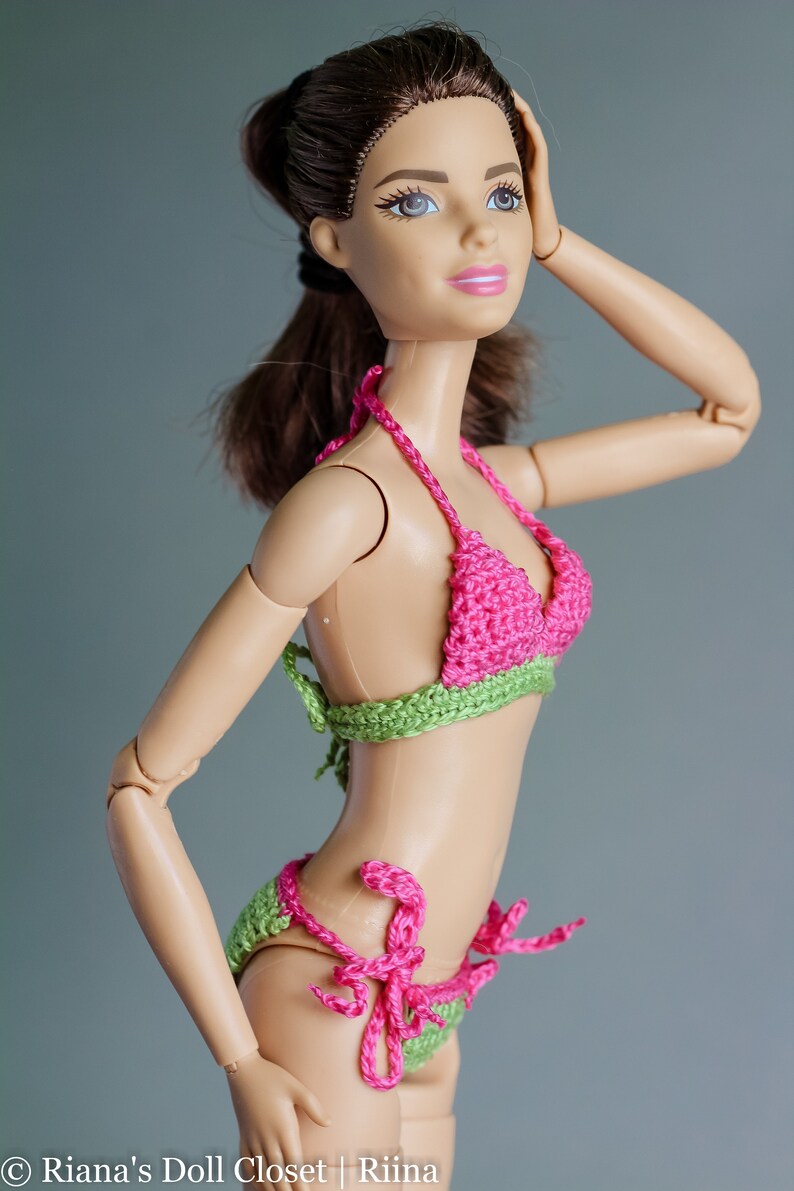 Original Barbie Doll Clothes Classical Barbie Bikinis 11 Etsy