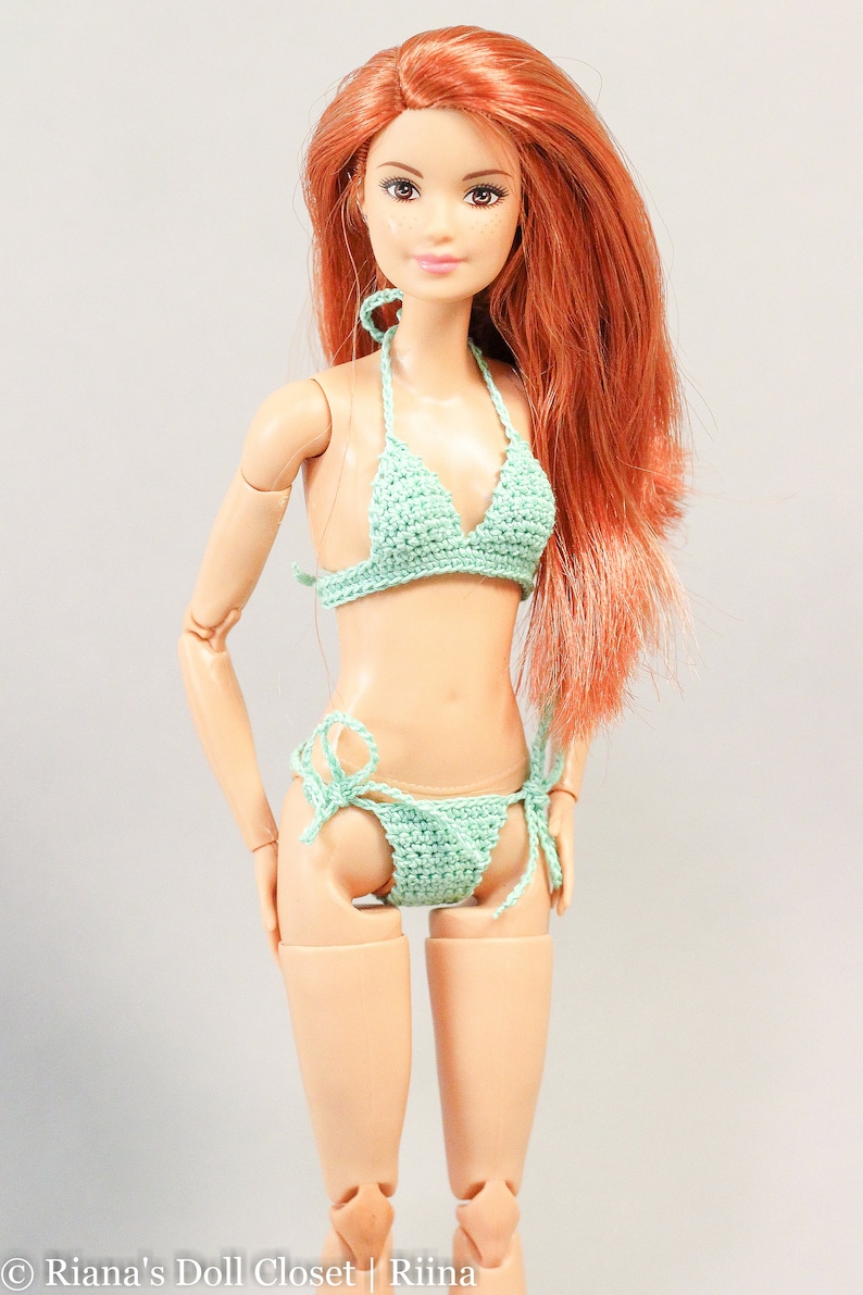 Mint Bikinis for Barbie Doll 11 Inch Fashion Doll Swimwear Swimsuit for