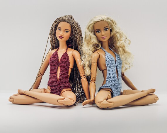 Maillots de bain pour Barbie, maillot de bain monokini pour poupées de mode  de 11,5 pouces, vêtements d'été pour poupée Barbie -  France