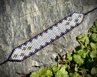 Verborgen "Adem"-armband - sieraden herinnering geestelijke gezondheid - subtiele bevestiging kralenmanchet - angstondersteuningscadeau - handgemaakte armband