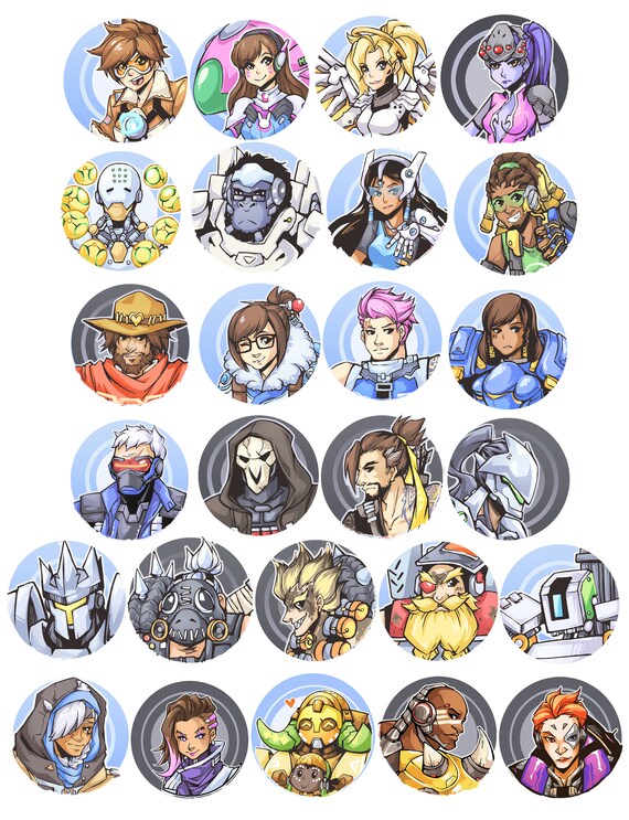 Items similar to Overwatch Pins and on Etsy