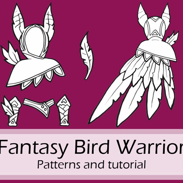 Bird warrior Xayah Cosplay patterns and tutorial by Pretzl Cosplay - PDF