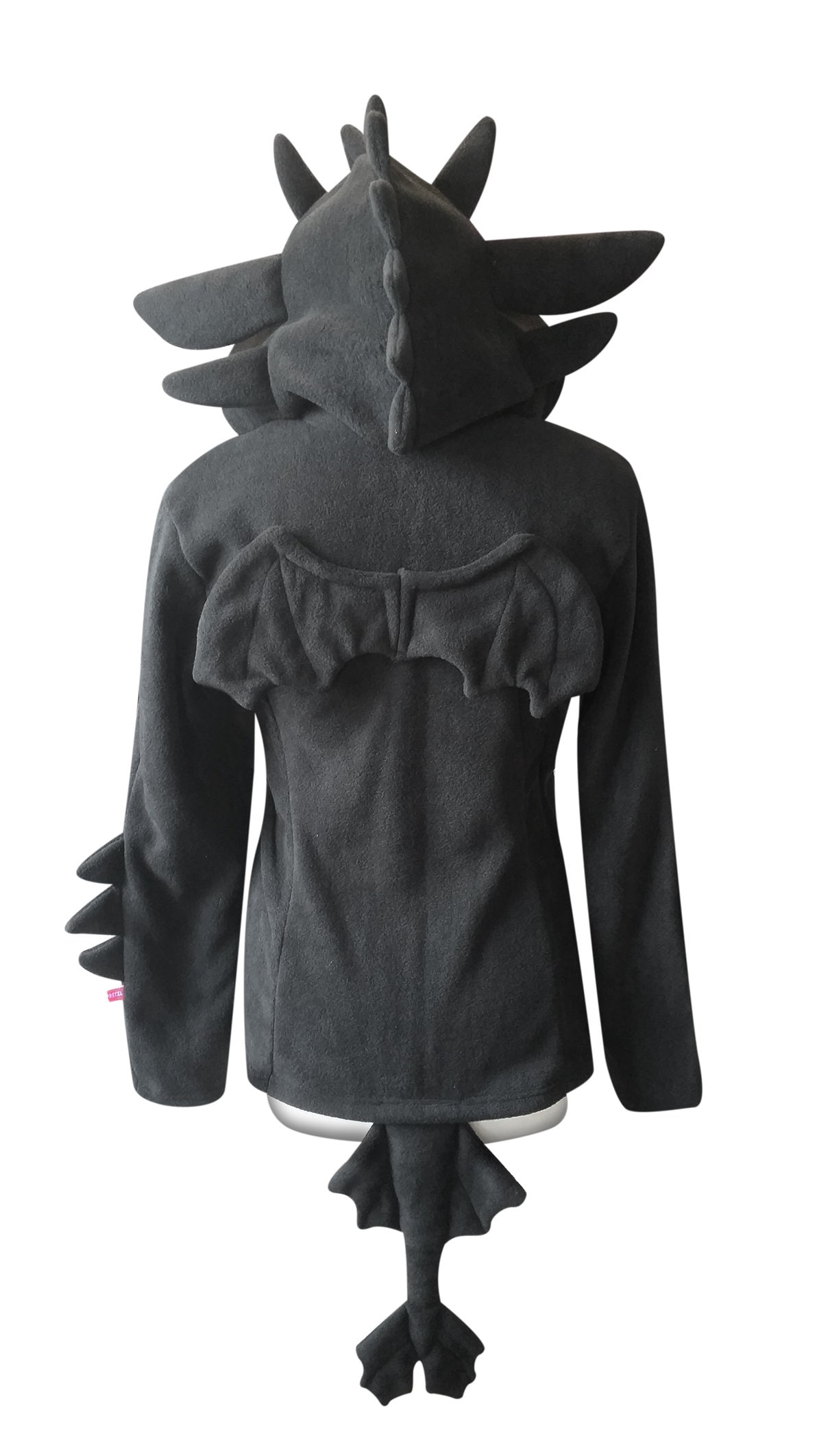 Black Dragon Cosplay Costume Hoodie zippered Hoodie, Fantasy