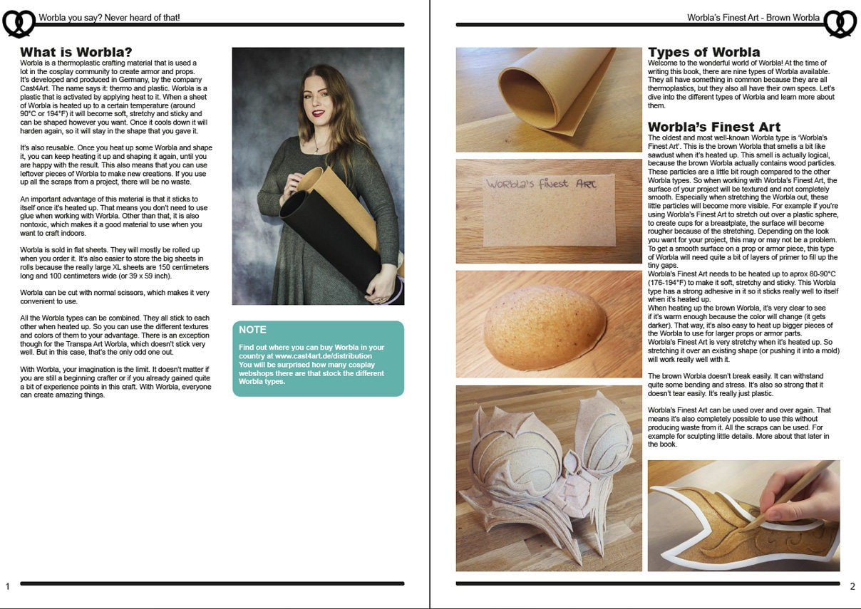 Cosplay Crafting Worbla Tutorial Book 'the Ultimate Guide to Worbla' by ...