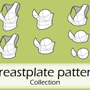Elven breastplate pattern collection by Pretzl Cosplay - PDF
