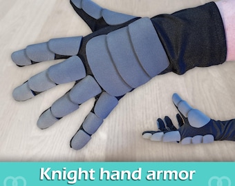Foam/Worbla Knight hand and finger armor pattern by Pretzl Cosplay - PDF