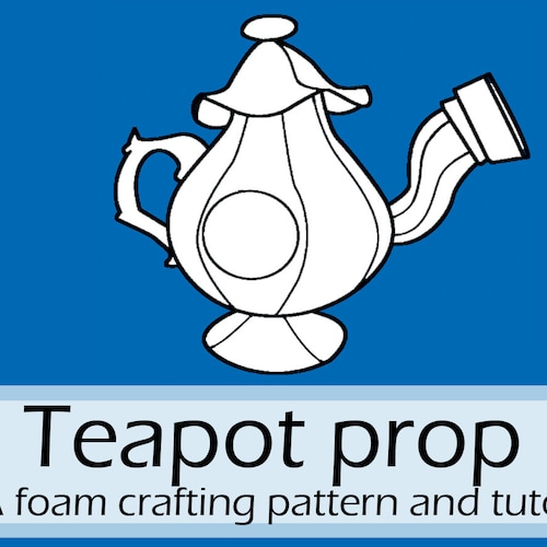 Teapot Cannon Cosplay Crafting Pattern and Tutorials by Pretzl Etsy