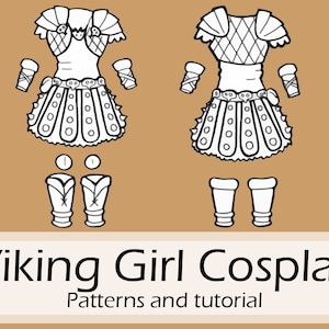 Viking girl cosplay crafting patterns and tutorial by Pretzl Cosplay - PDF
