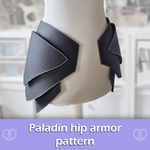 Mönster för höftpansar till Paladin av Pretzl Cosplay - PDF