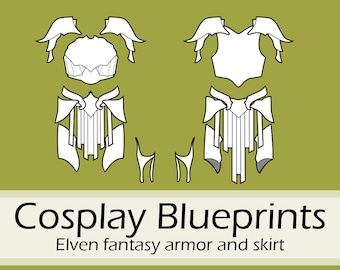 Fantasy armor Lae'zel crafting patterns and tutorial by Pretzl Cosplay - PDF