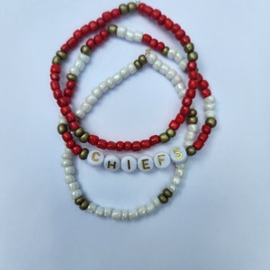 Sports Team Bracelets - Customizable - Sports Mom, Football, Baseball, Basketball, etc.,  NFL, MLB, NBA