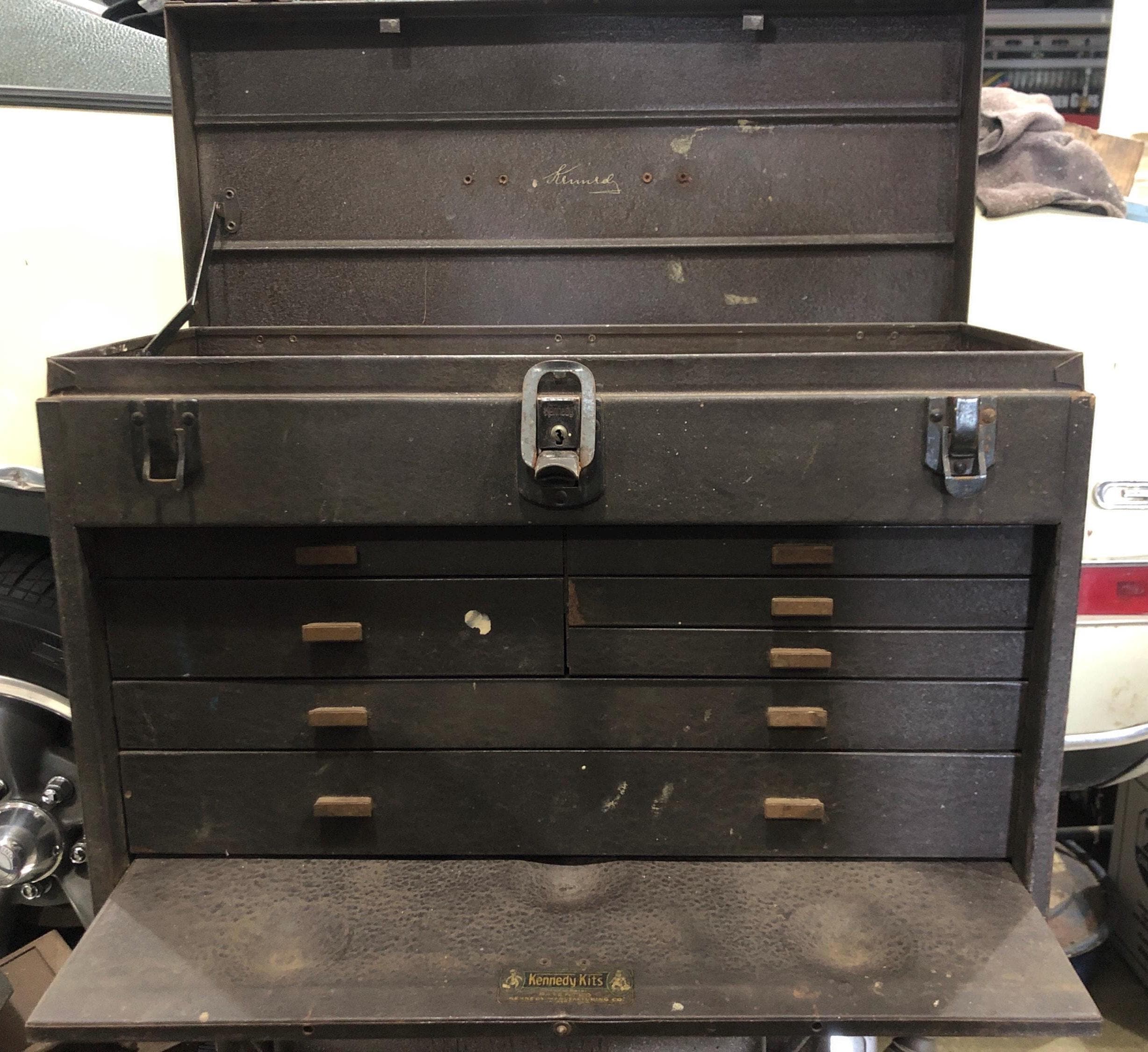 Antique Early Kennedy Machinist Tool Chest Model 420 7-drawer